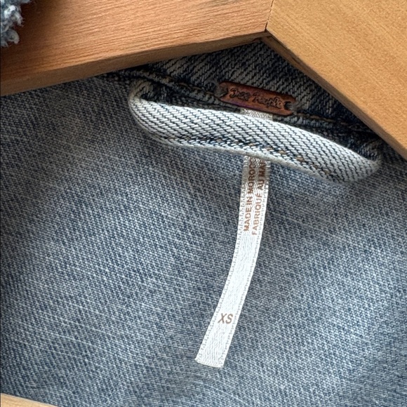 Free People Women's Rumors Distressed Denim Jean Jacket - Picture 4 of 11